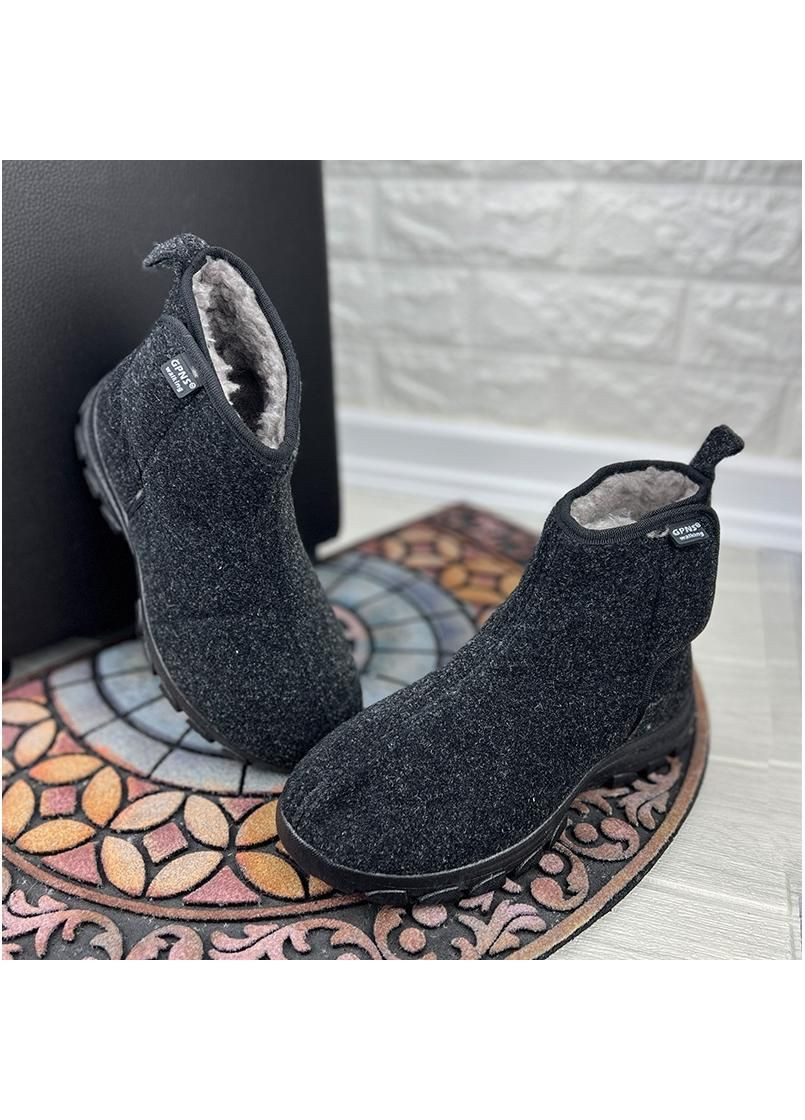 Чоловічі зимові бурки на липучці VS-0010103-2 Сірі Gipanis (312539250)