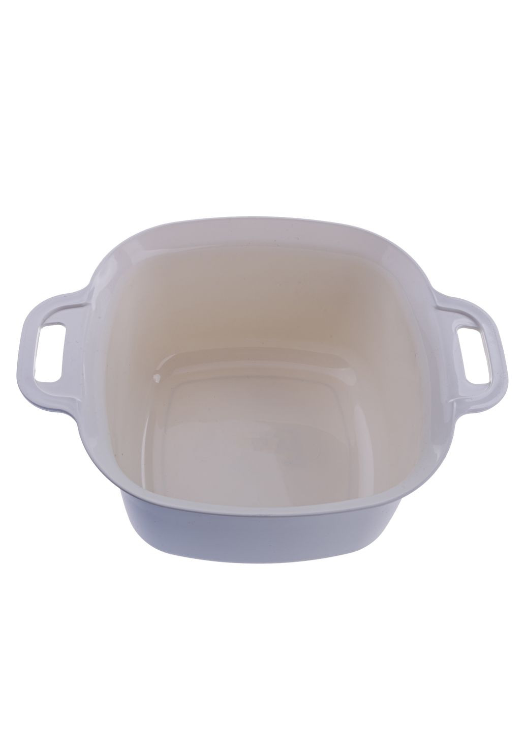 Миска квадратна 3л з ручками бежева Ekodeo (315722767)