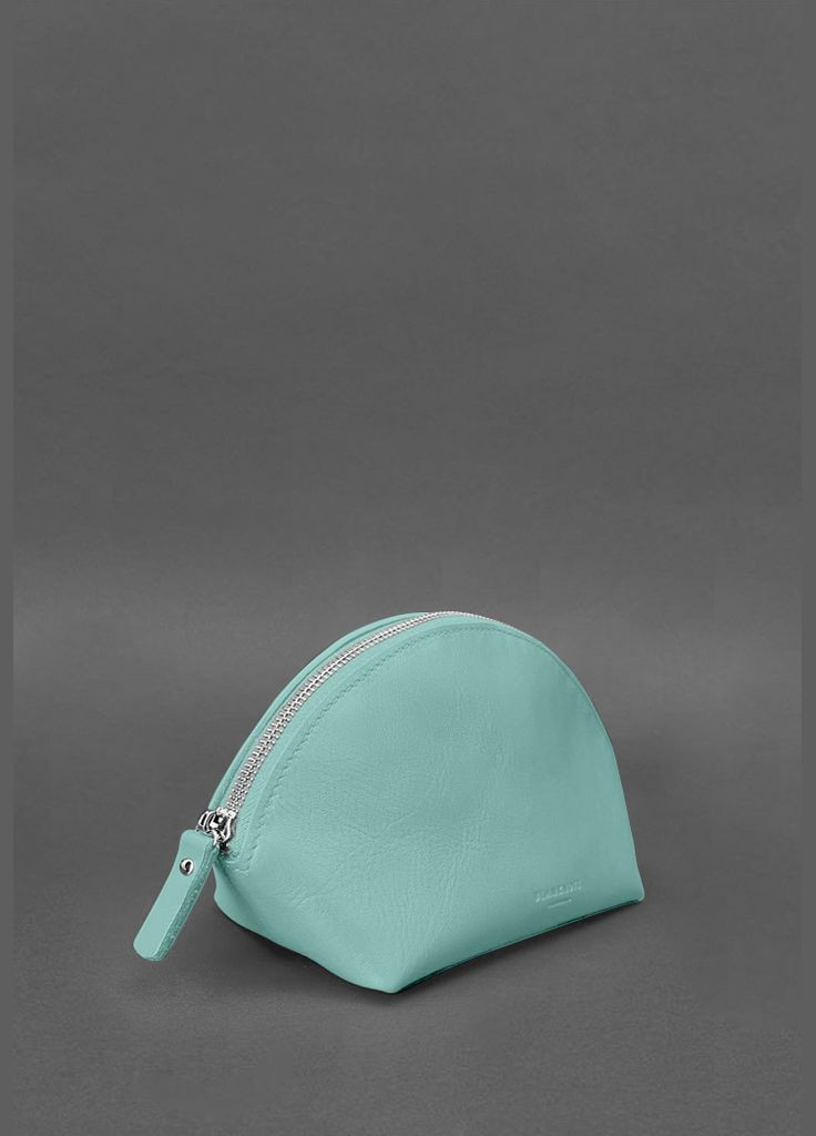 Женская кожаная косметичка 8.0 Бирюзовая (A-028824) BlankNote (329742969)