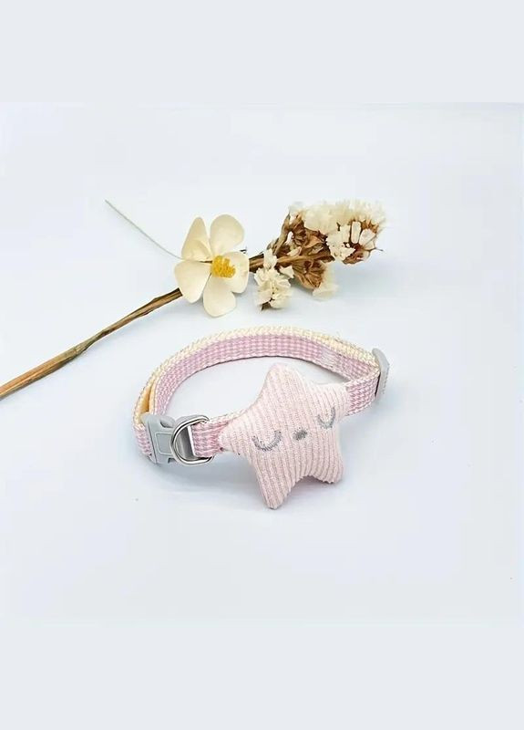 Нашийник Star Pet для собак малих порід та котів рожевий (УК050975-3) No Brand (330778653)