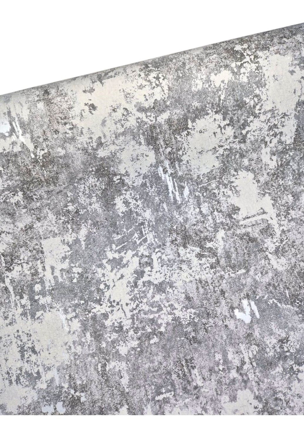 Шпалери вінілові 10.05 × 1.06 м 30369, сірі, графітові для спальні, вітальні, передпокою, кухні, кабінету MARBURG (340275579)