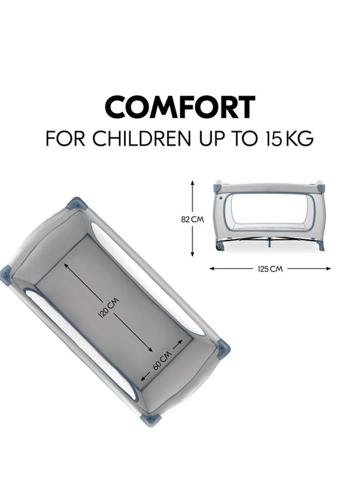 Дитяче ліжечко-манеж Sleep N Play Go Plus Dusty Blue () Hauck 60089-4 (335030425)