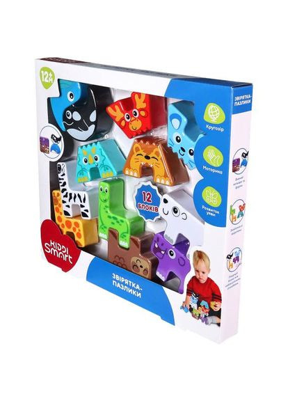 Игровой набор Зверушки-пазлы (4562-KS) KIDDI SMART (323125847)