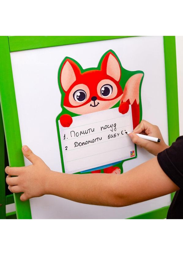 Магнитная доска "Лиса" с маркером VT3601-21 (укр.) Vladi toys (330606687)
