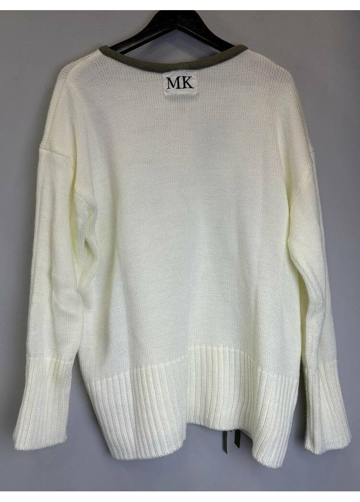 Жіночий светр з аплікацією квітів Гортензії KAPTSOVA MKAR200273/1 Modna KAZKA (370664908)