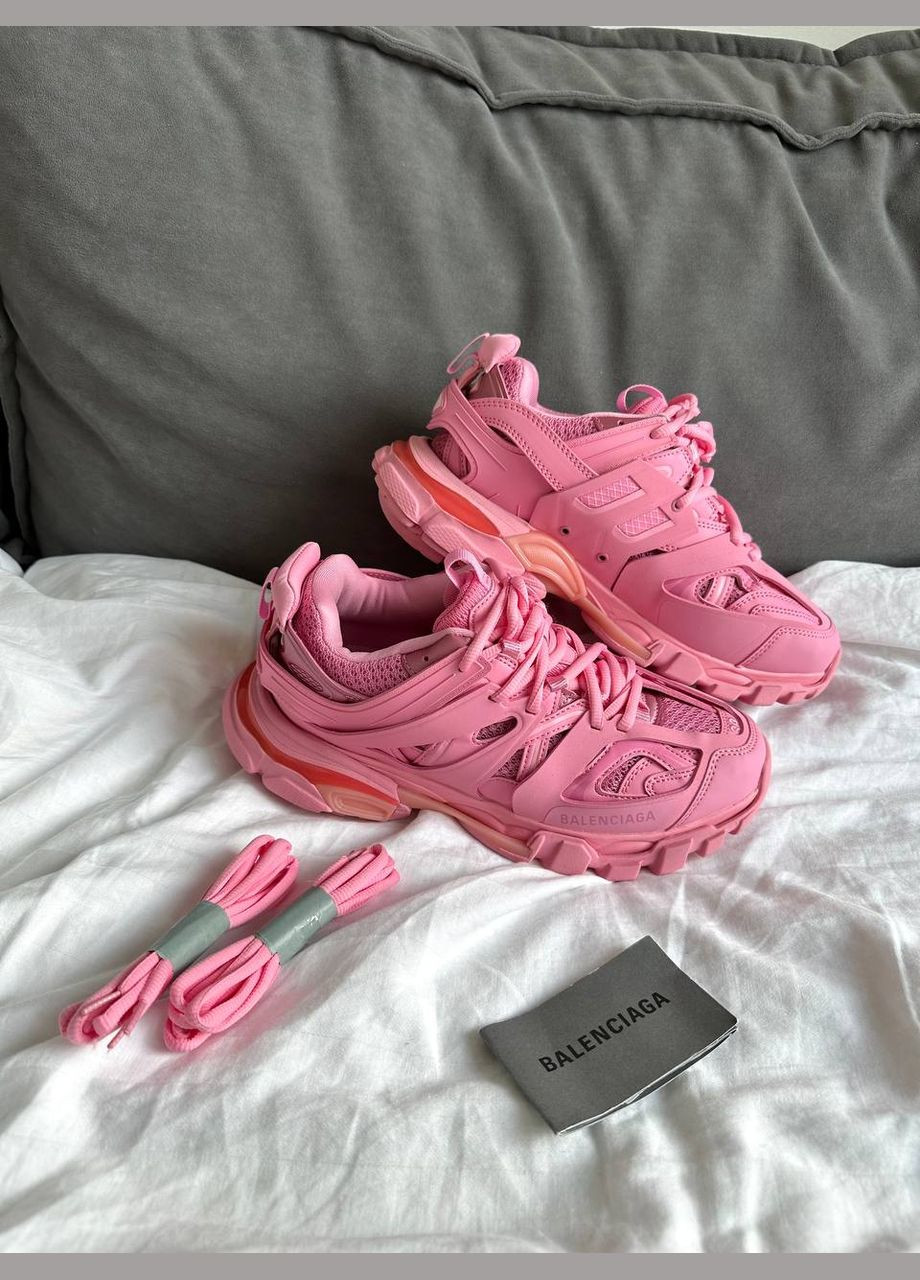 Розовые всесезонные кроссовки Vakko Balenciaga Track Pink
