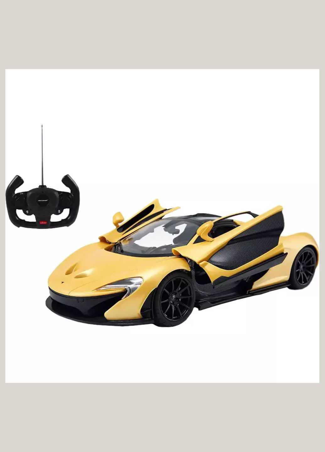 Машинка McLaren P1 1:14 на радіокеруванні жовта (454.00.25) Rastar (330058379)