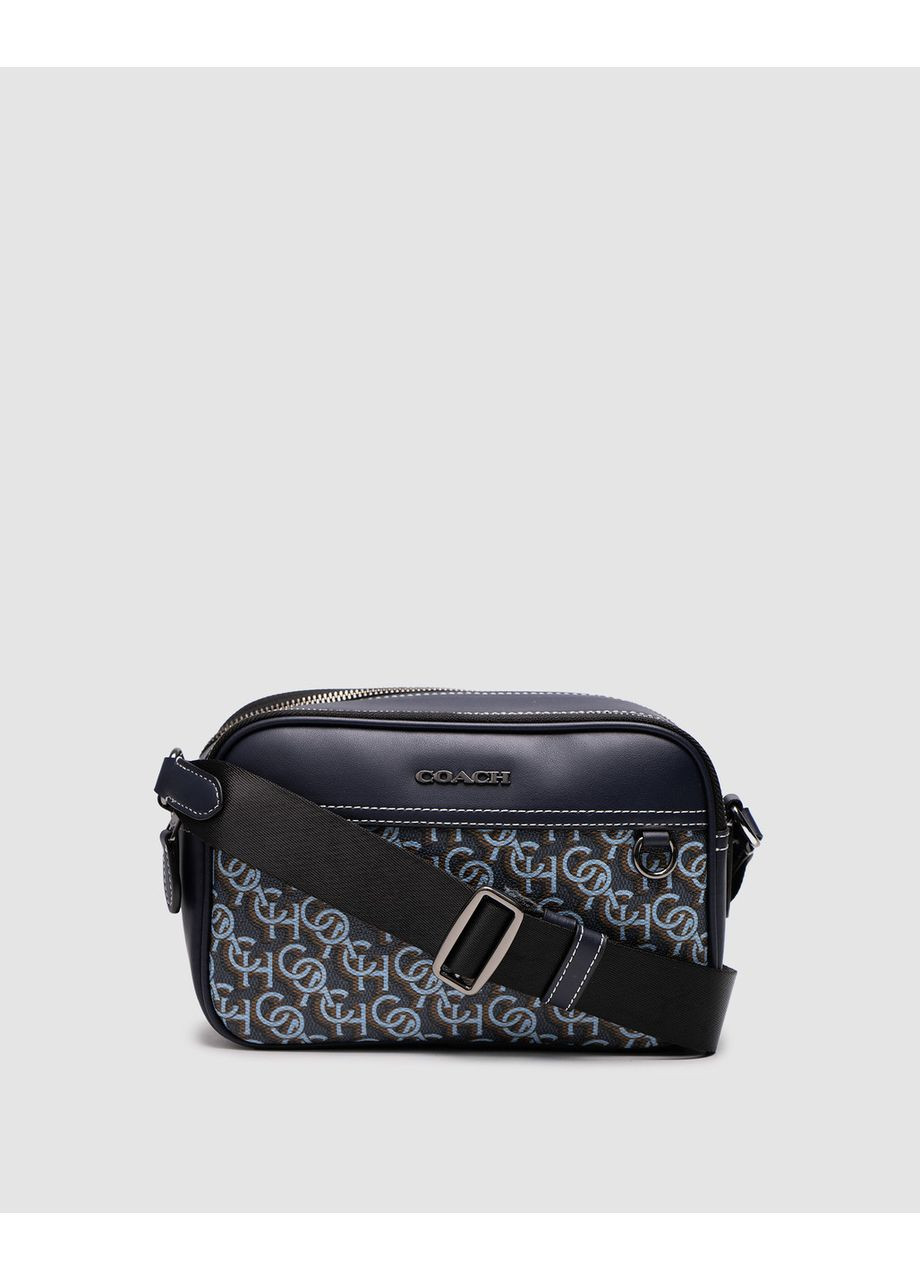 Сумка мужская Graham Crossbody With Monogram Print Blue No Brand (362488609)