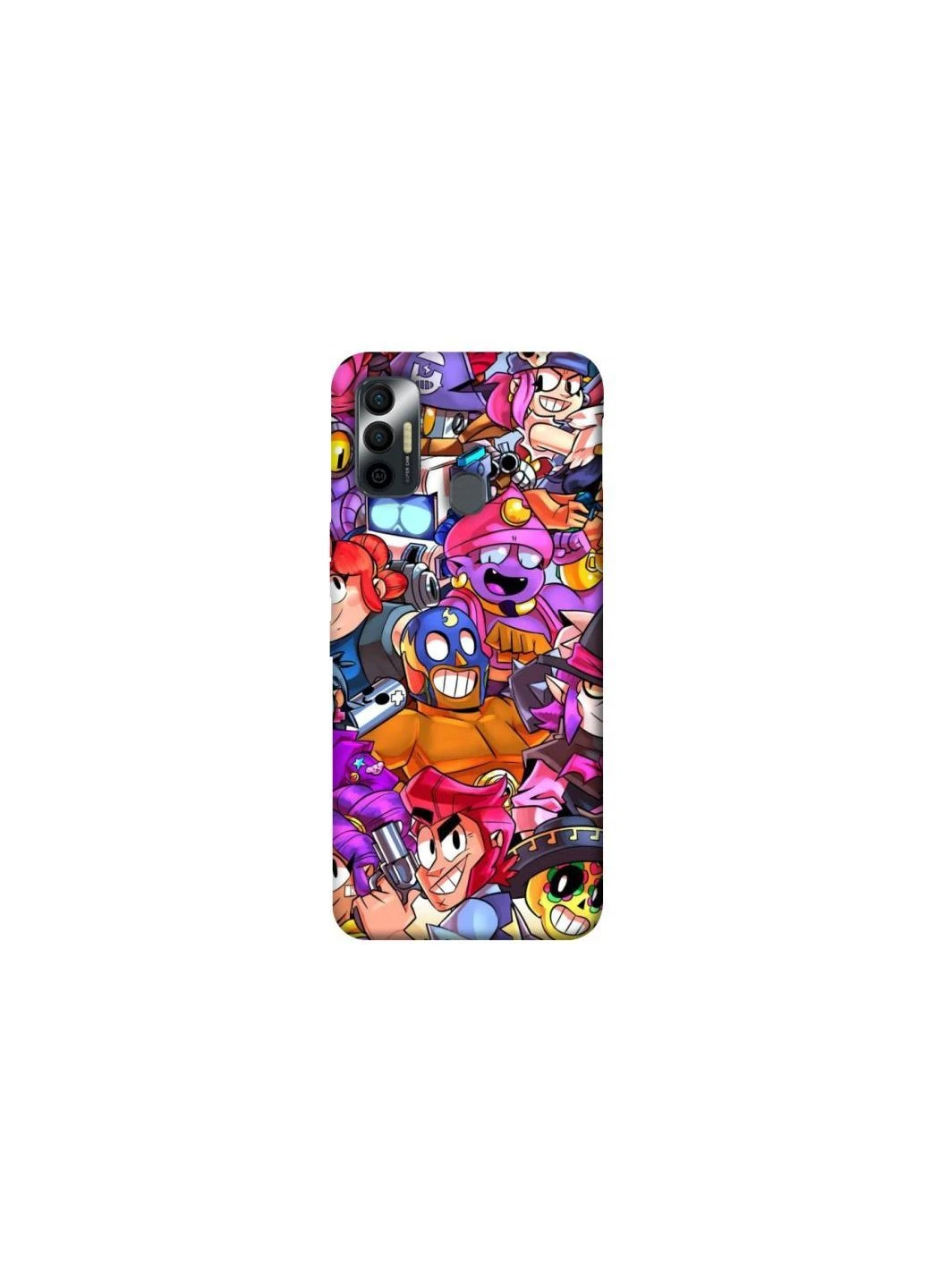 Чехол на TECNO Spark 7 Brawl Stars ver.9 Frontalka (388510628)