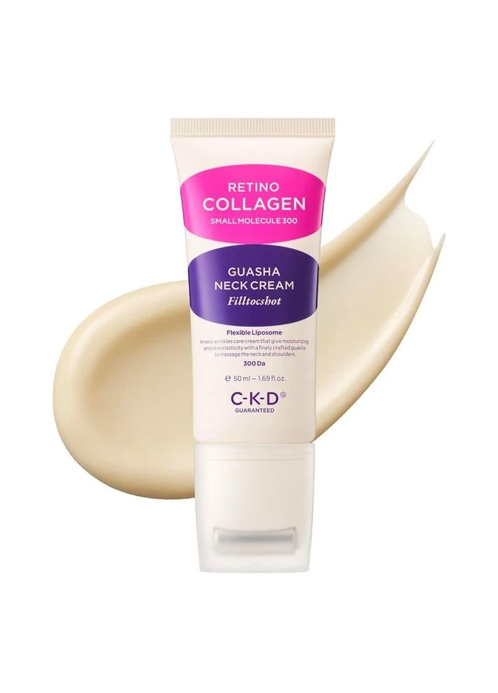 CKD Роликовий крем для шиї з колагеном і ретинолом гуаша Retino Collagen Small Molecule 300 Guasha Neck Cream FILLTOCSHOT — Крем, Південна Корея (375210493)