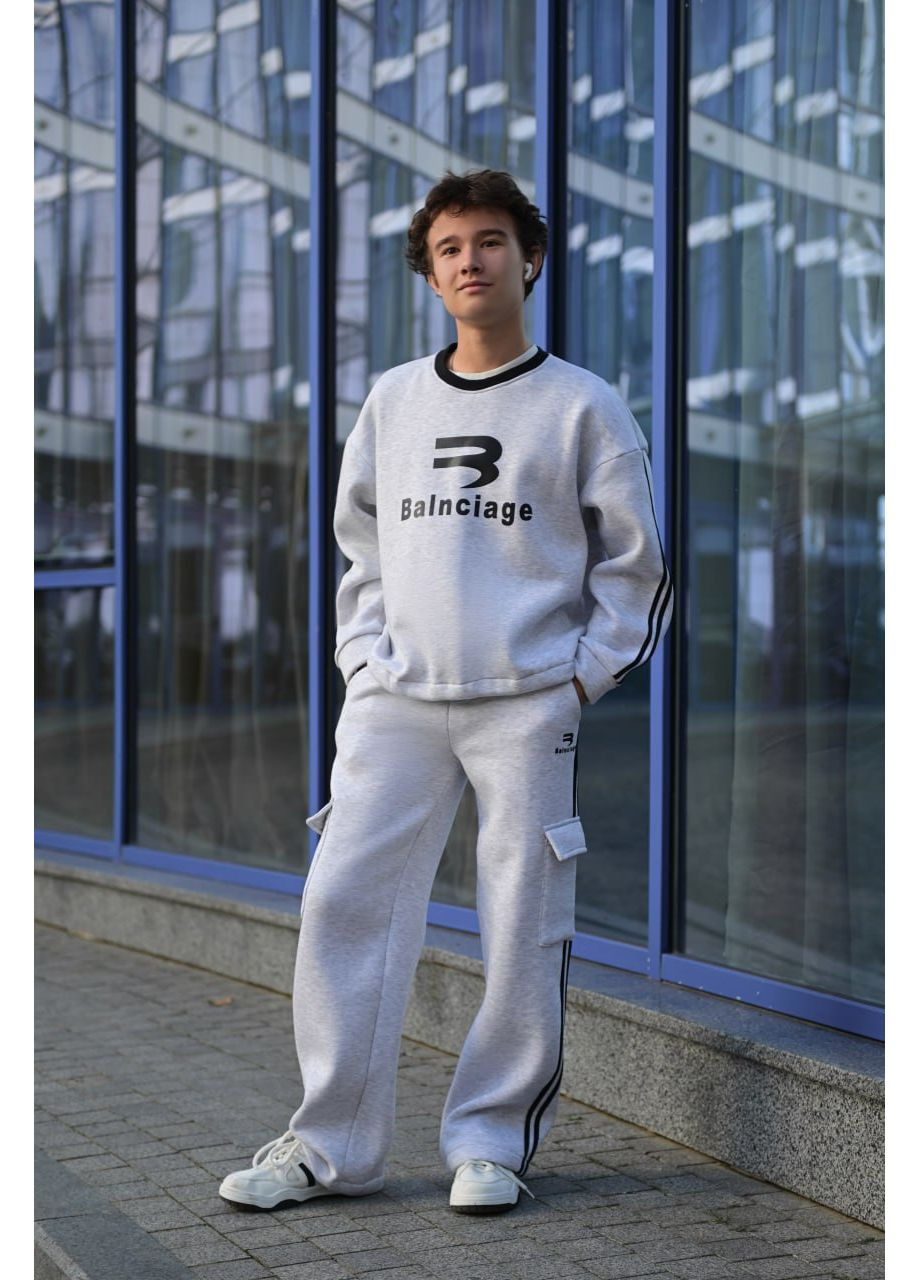 Подростковый костюм oversize с плотным начесом премиум качества — ЗАМЕРЫ В ОПИСАНИИ DK/DL Мода без кордонів (371871877)