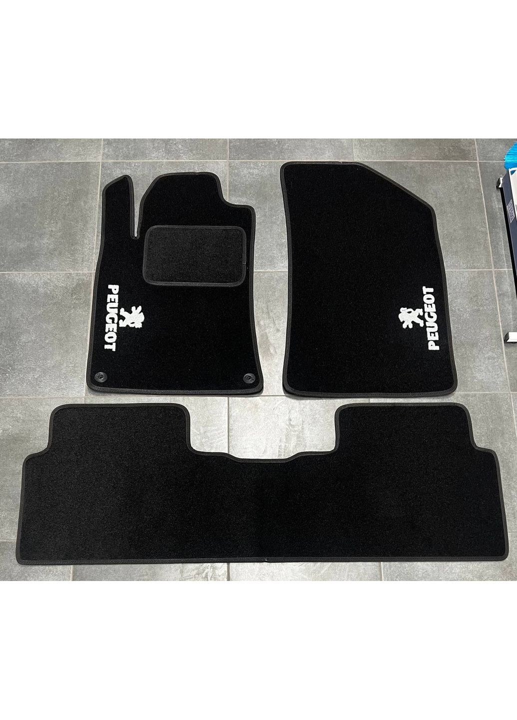 Ворсові килимки в салон для Пежо / Peugeot (2010-2018) /Чорні 5шт BLCCR1481 Beltex 508 (360617099)