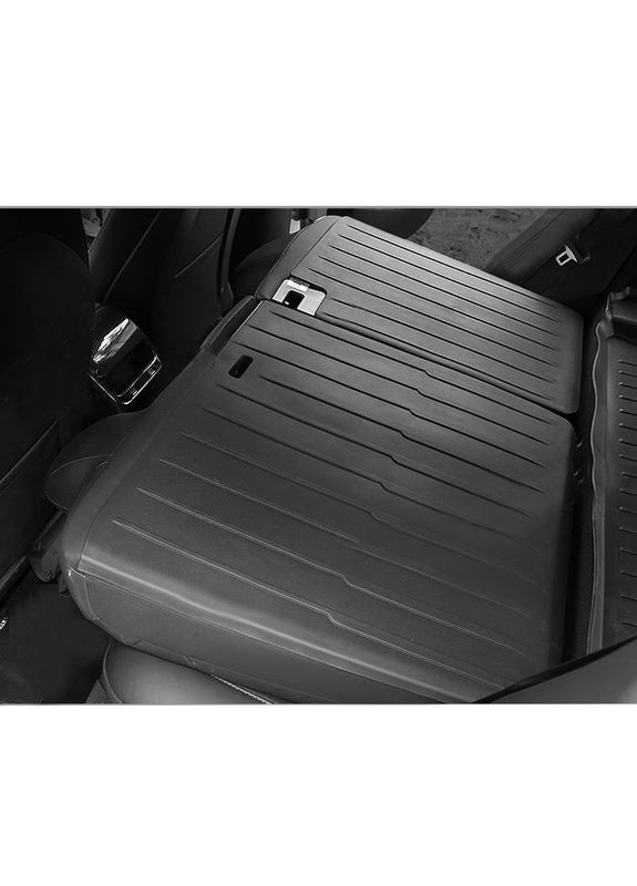 Захисна накладка для авто Tesla Model 3 (TSL22062401) у багажник на задні спинки сидінь Black 10 шт. Lesko (349731547)