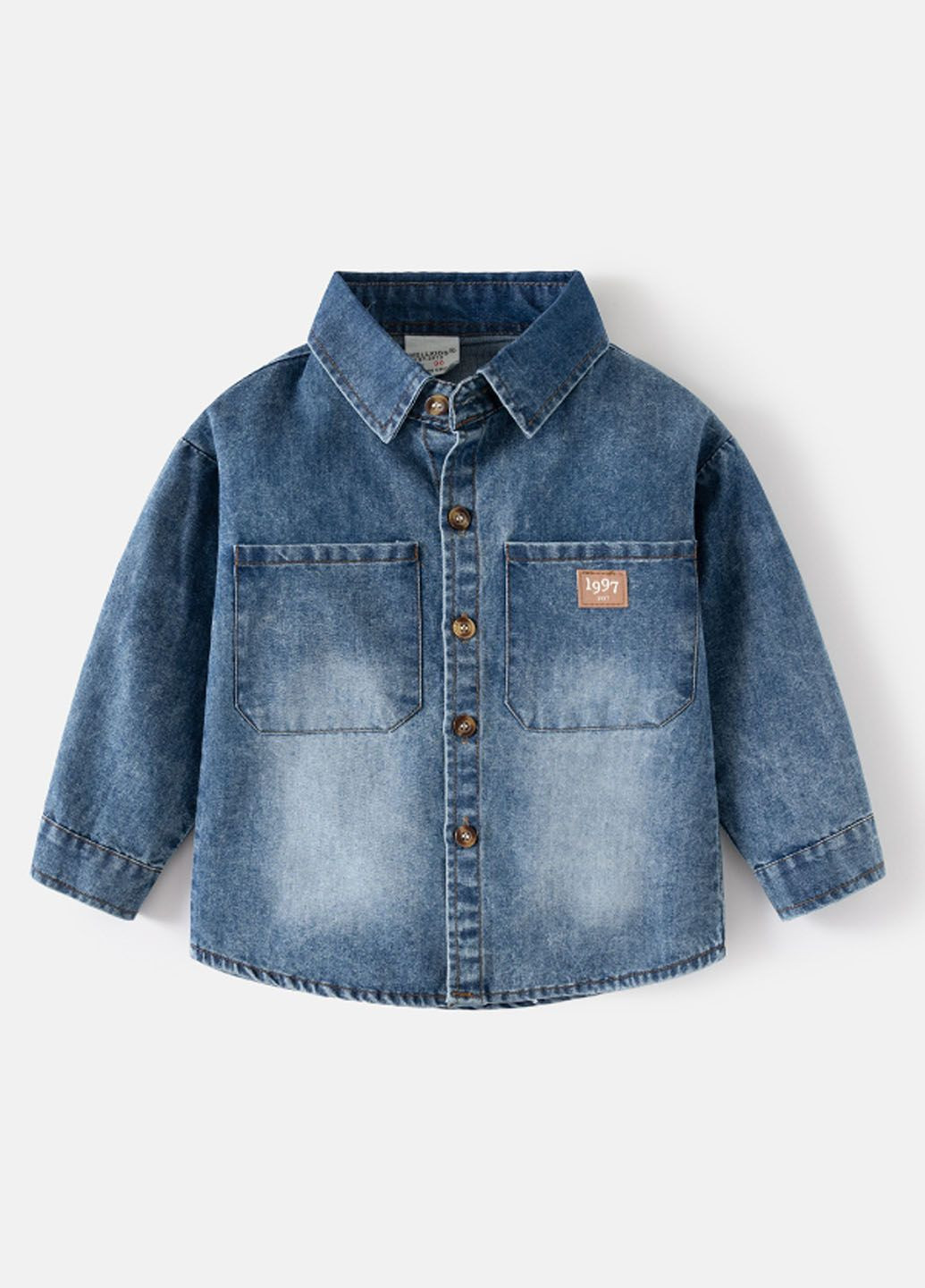 Синяя рубашка No Brand