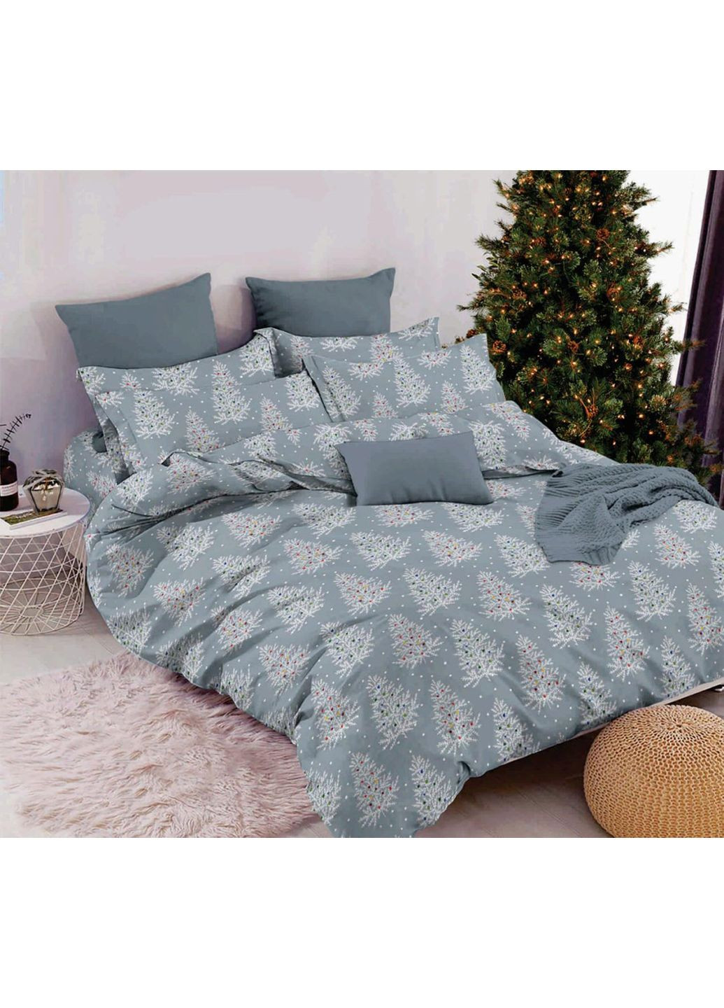 Наволочка декоративная Winterly Тепло зимних снов бязь 50х70 см серая (2800004903714) SoundSleep (371651956)