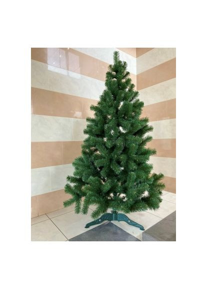 Искусственная елка ПВХ 1.8 м Зеленая пышная искусственная елка на подставке Праздничная елка Пластмакс (372838291)