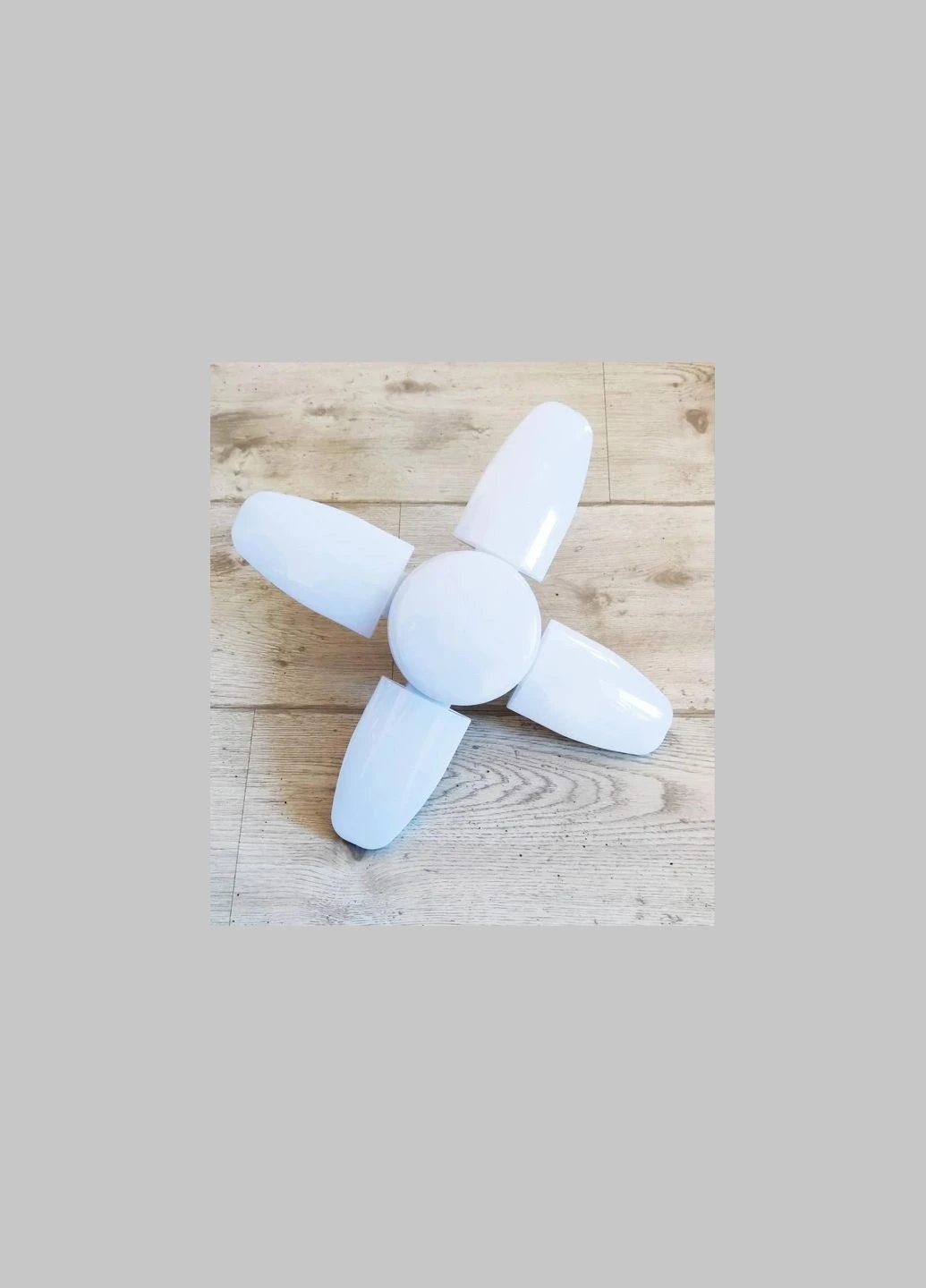 Лампочка складана світлодіодна 4 лопаті E27 KK-202 Mini fan bulb Blade (336381156)