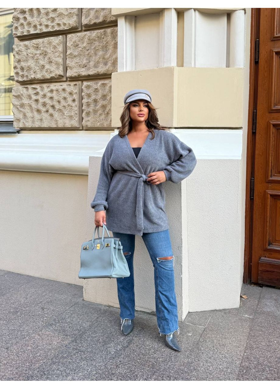 Серый кардиган Osoblyva