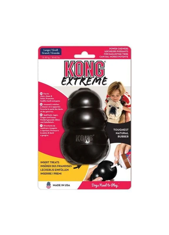 Іграшка з зміцненого каучуку для собак великих порід Extreme - L KONG (327069795)