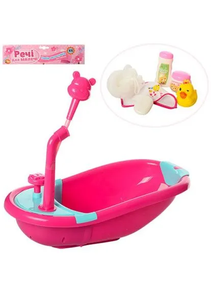 Ванночка для пупса Metr Plus M-3836-08 40 см Metr+ (336878033)