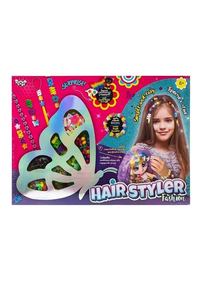 Креативное творчество "Hair Styler Fashion" HS-01-03 бабочка Danko Toys (389395398)