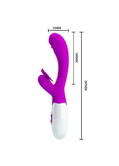 Вибратор Moth Clitoris Vibrator Purple - CherryLove Pretty Love (329152989)