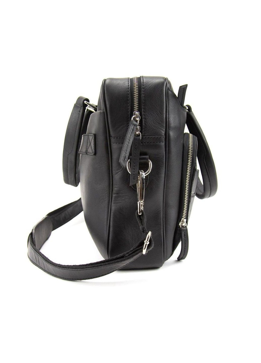 Сумка для документов кожанная черная AJ-TV-111A Tavinchi (304265663)