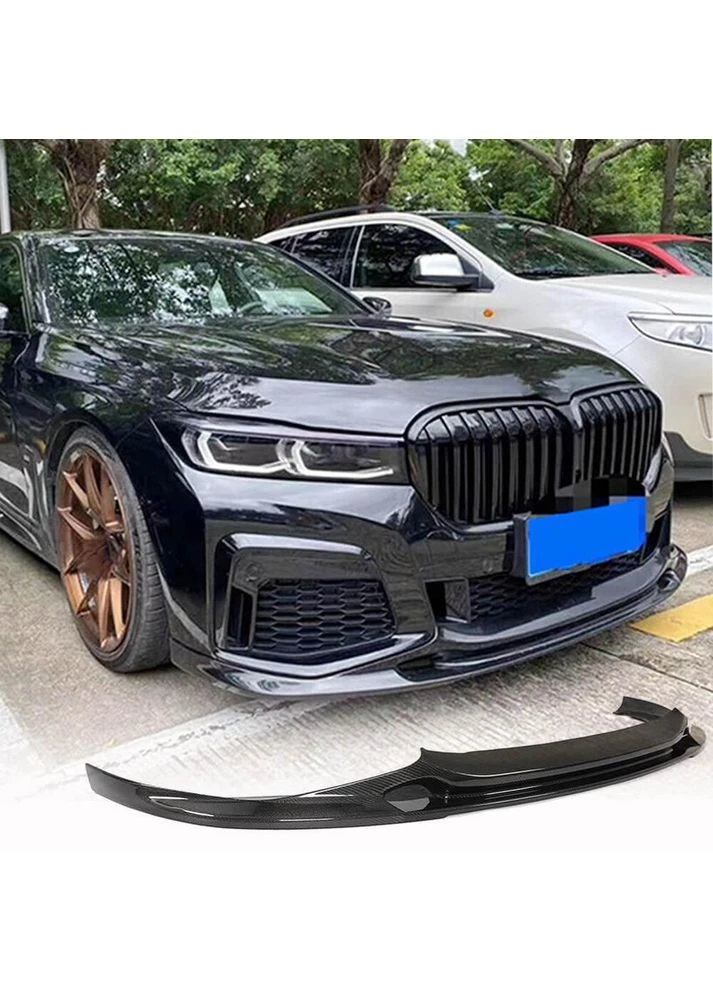 Накладка на передний бампер Lip V2 (для M-Sport 2019-2022, Карбон) для 7 серия G11/G12 гг BMW (390716393)