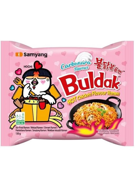 Локшина гостра з куркою в соусі карбонара Samyang 130г. No Brand (365434913)