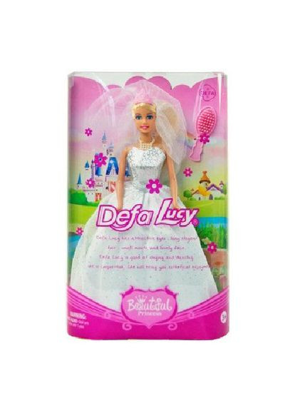 Лялька типу Барбі наречена Defa Lucy 6091, 2 види Білий Bambi (365250354)