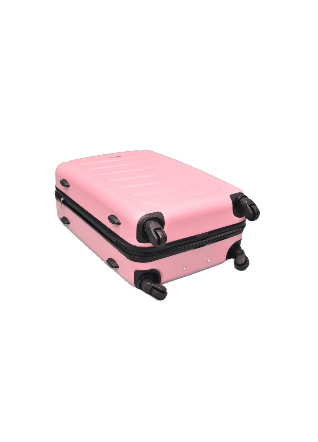 Чемодан пластиковый дорожный на колесах Большой 79 л Розовый (520) RGL (289355978)