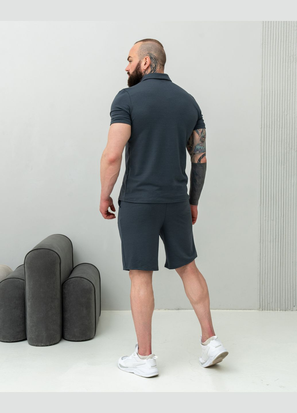 Поло чоловіче на змійці No Brand поло (296436989)