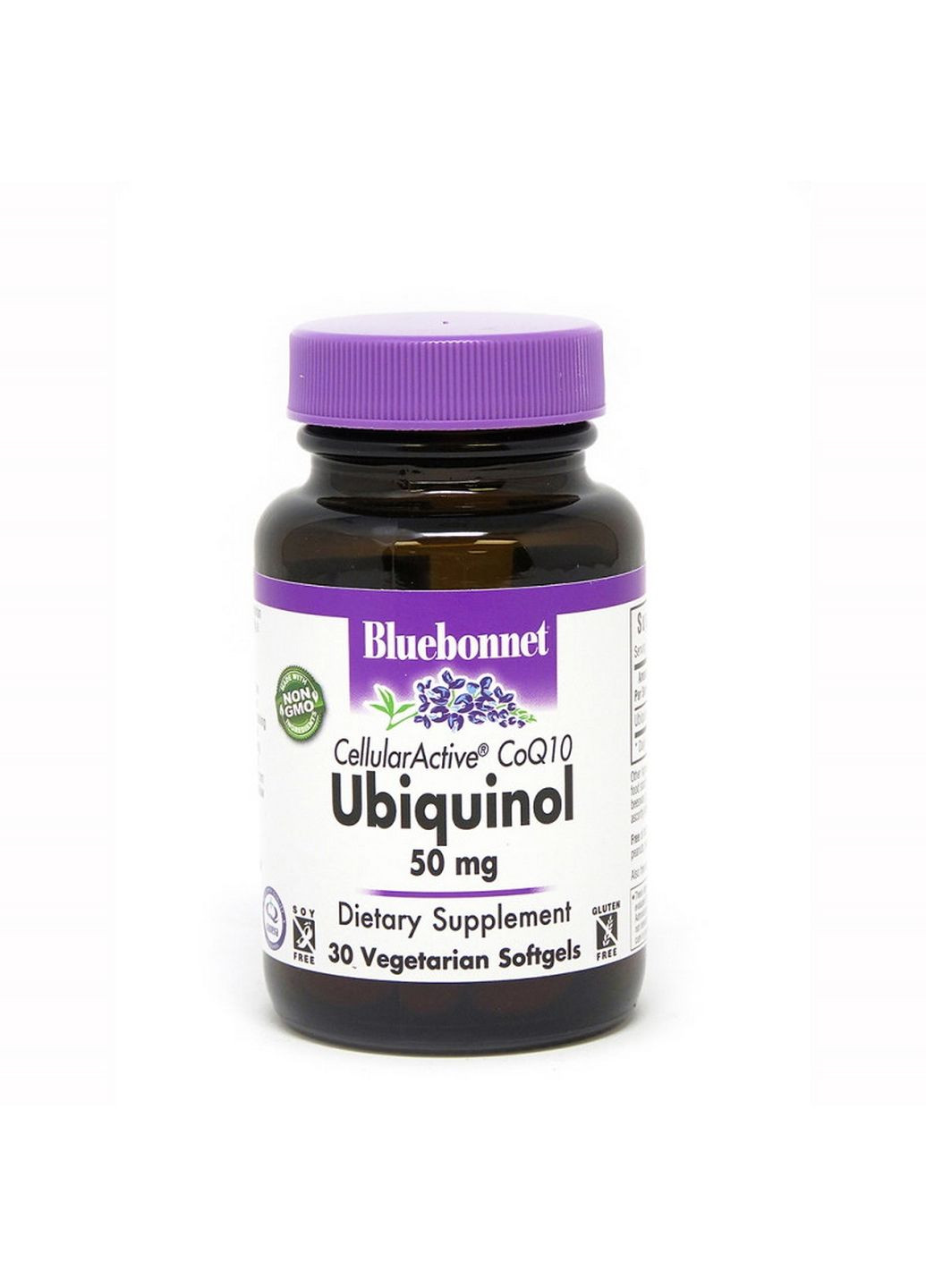 Натуральна добавка Cellular Active Ubiquinol 50 mg, 30 вегакапсул Bluebonnet Nutrition (293340236)