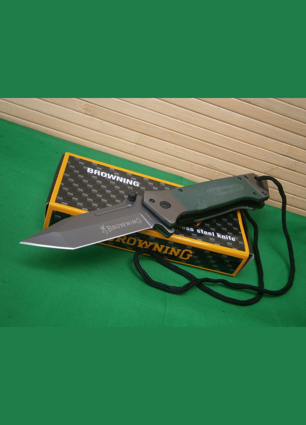 Ніж складаний US Tanto G10 Liner-Lock Аssist 22 см Brawning (302450628)