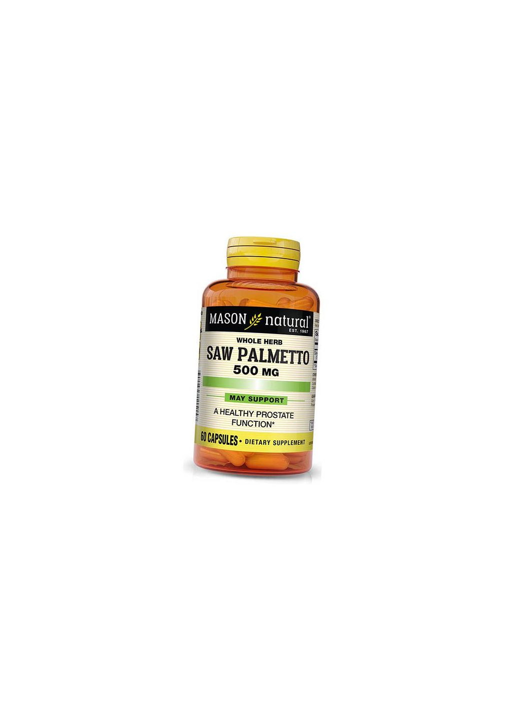Со Пальметто, Saw Palmetto 500, 60капс (71529011) Mason Natural (322727239)