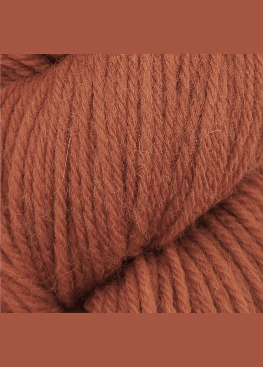 Мериносова пряжа Falkland Worsted № 72075 терракот нитки для в"язання Форкленд Ворстед Etrofil (366394447)