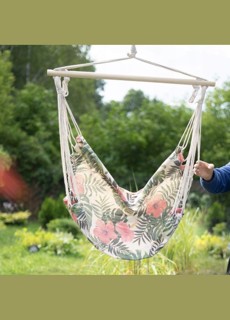 Бразильське крісло-гамак Garden з чохлом тропік Jumi (301865562)