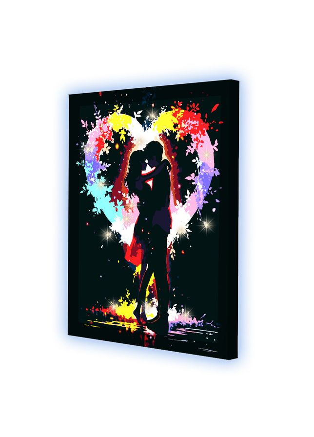 Картина по номерам со светодиодной подсветкой Объятия 40x50 см (ГР-028) Riviera Blanca (315359847)