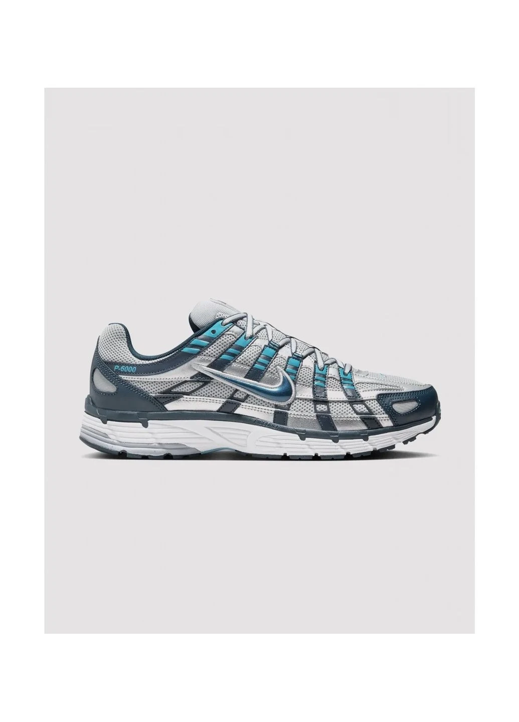 Синій кросівки чоловічі p-6000 grey/blue Nike