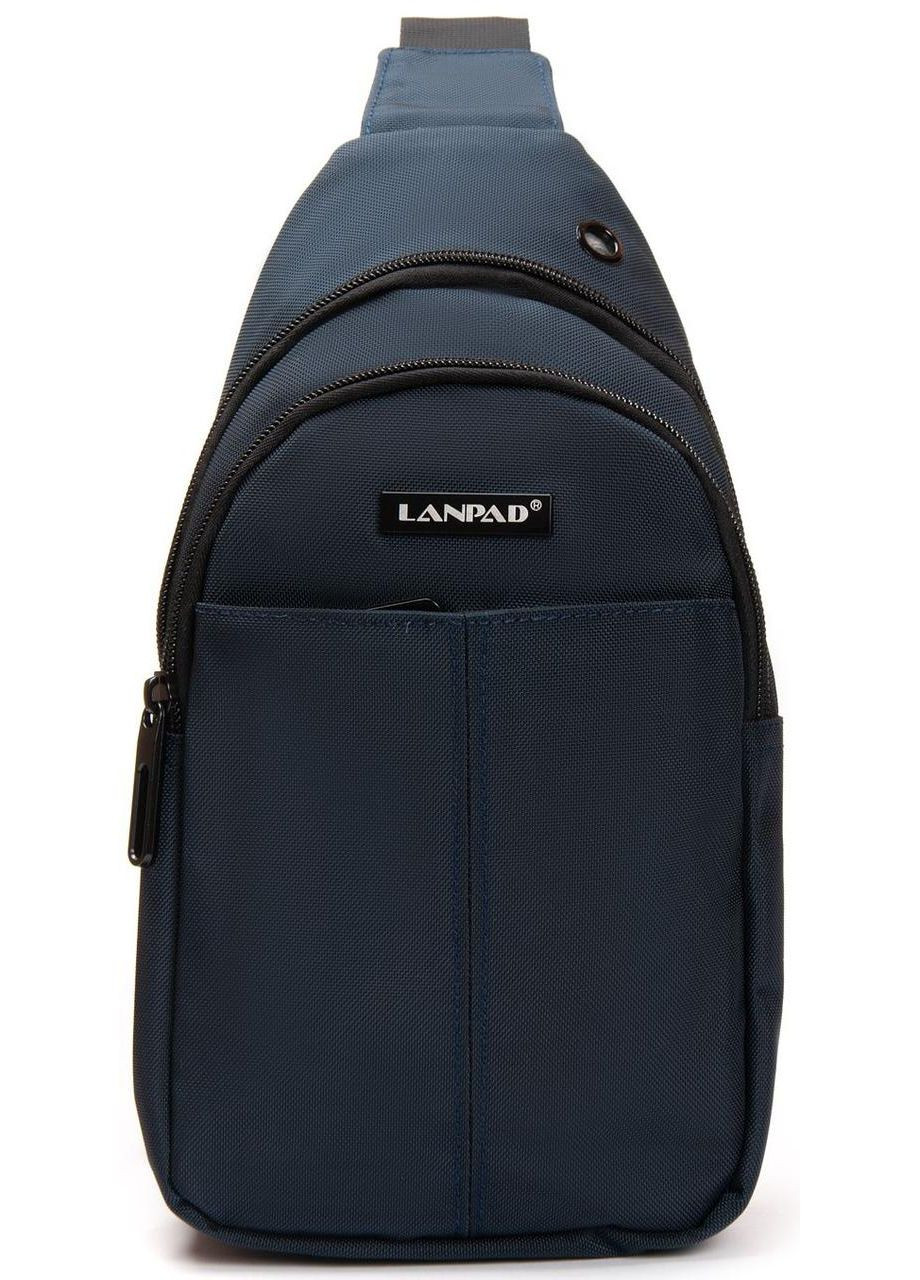 Чоловіча сумка-слінг тканинна Синій Lanpad (363263566)