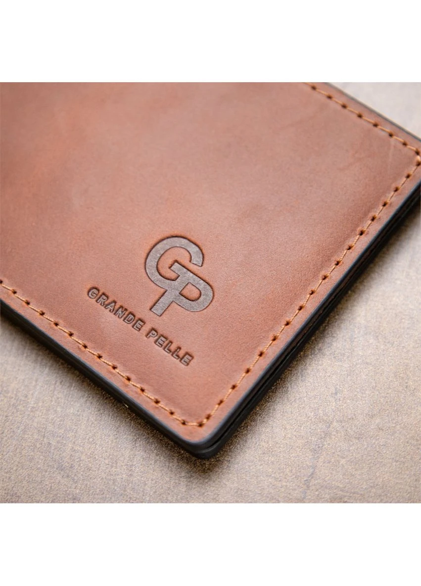 Чоловічий Шкіряний Вінтажний Затискач Seli Grande Pelle (392705012)
