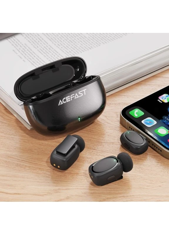 Бездротова мікрофонна система dual-mic (Type-C) Black Acefast R2 (388345667)