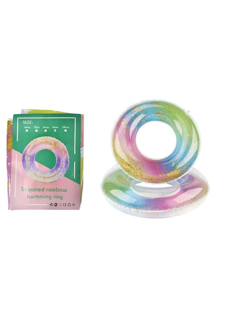 Надувний круг з блиск. 90см . 2 кольори WM-8174-4-90/AA9-28 No Brand (389901151)