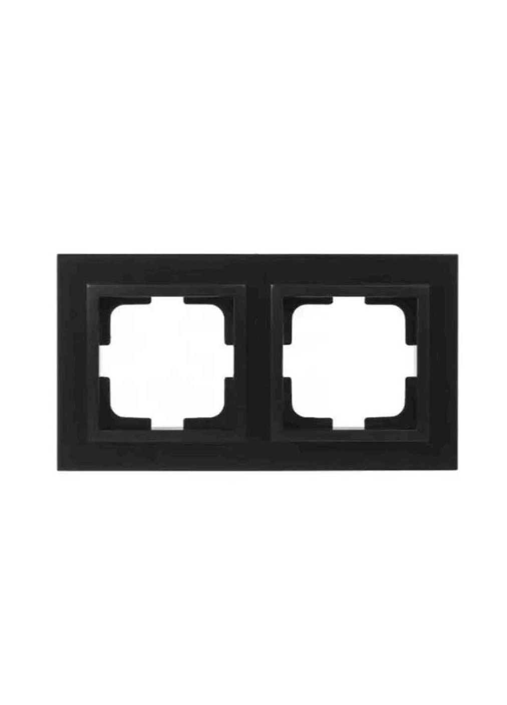 Рамка горизонтальна 2 пости Milana Чорний ТМ GiSelt (340285612)