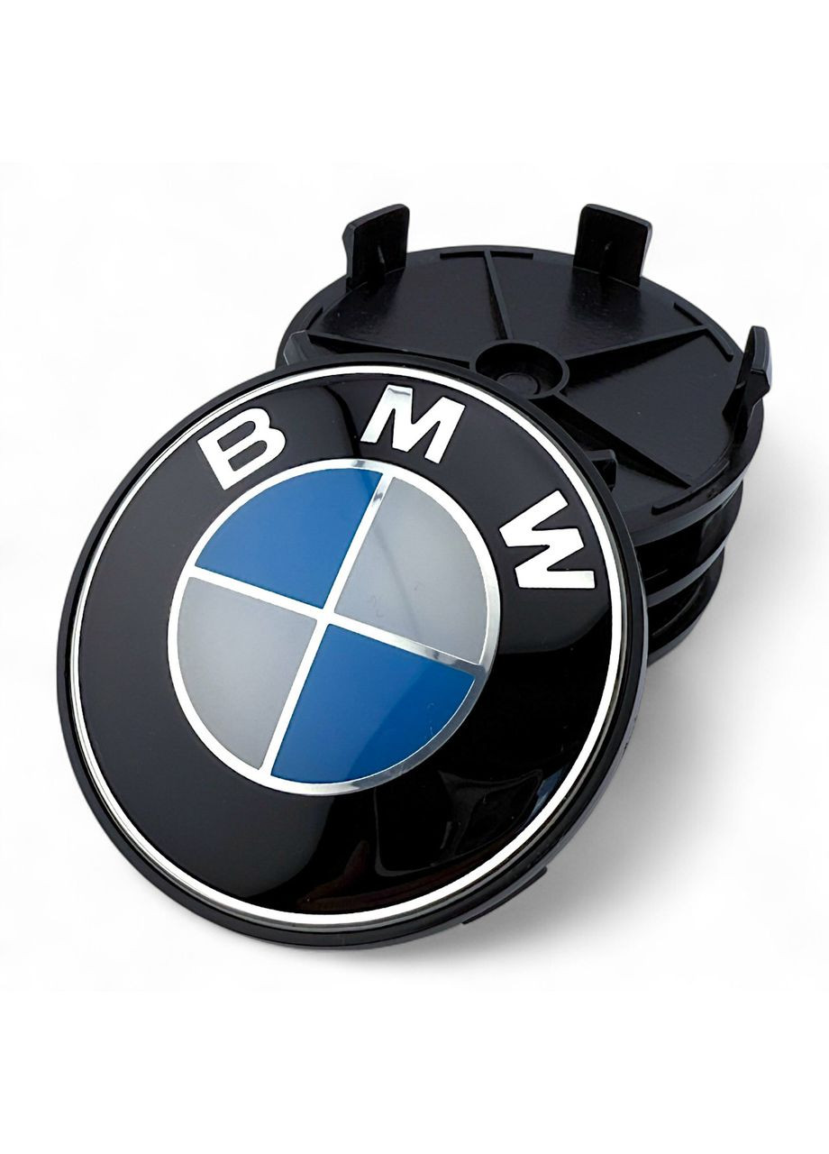Ковпачок в диски БМВ заглушка для дисків 68/64 мм Синім логотипом (1 шт.) BMW (354698564)