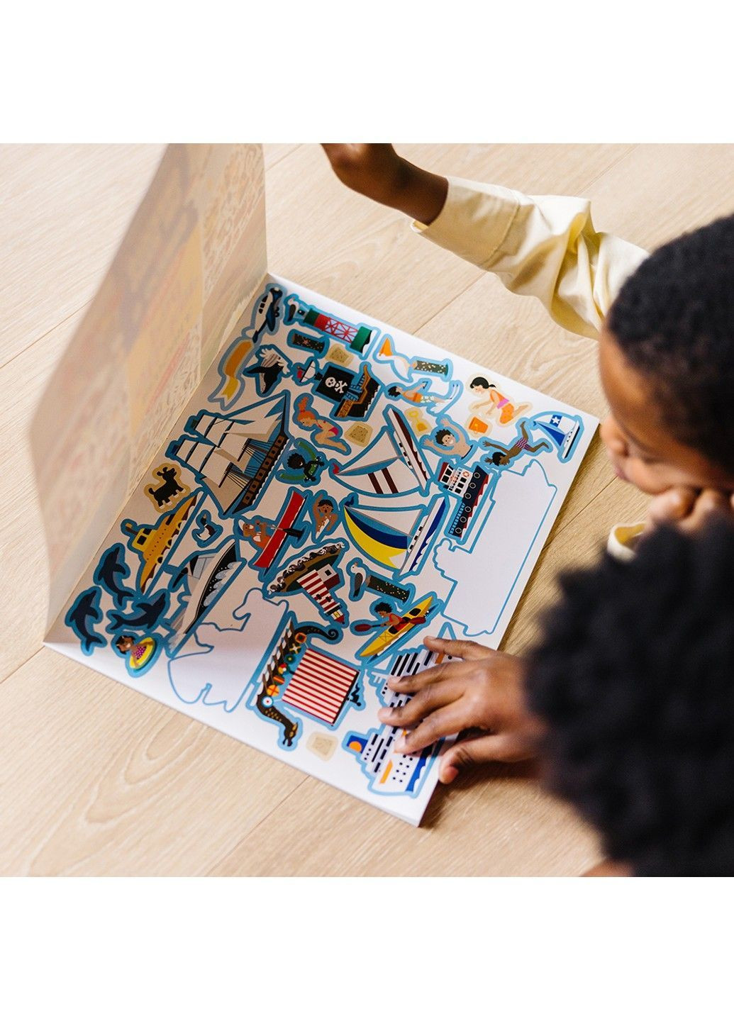 : Набір багаторазових наліпок 'Транспорт' Melissa & Doug (365876195)