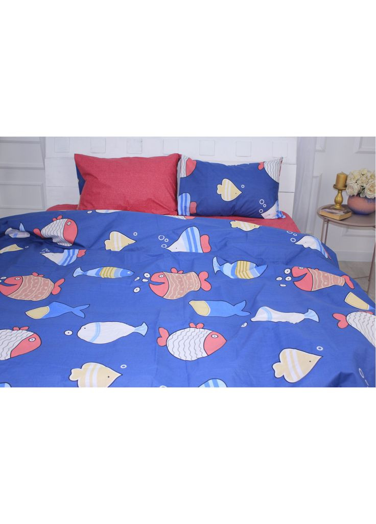 Постельное белье Бязь Premium 17-0466 Fish are fabulous Односпальный (m226182) Mirson Бязь Premium 17-0466 Fish are fabulous Односпальни (366562714)