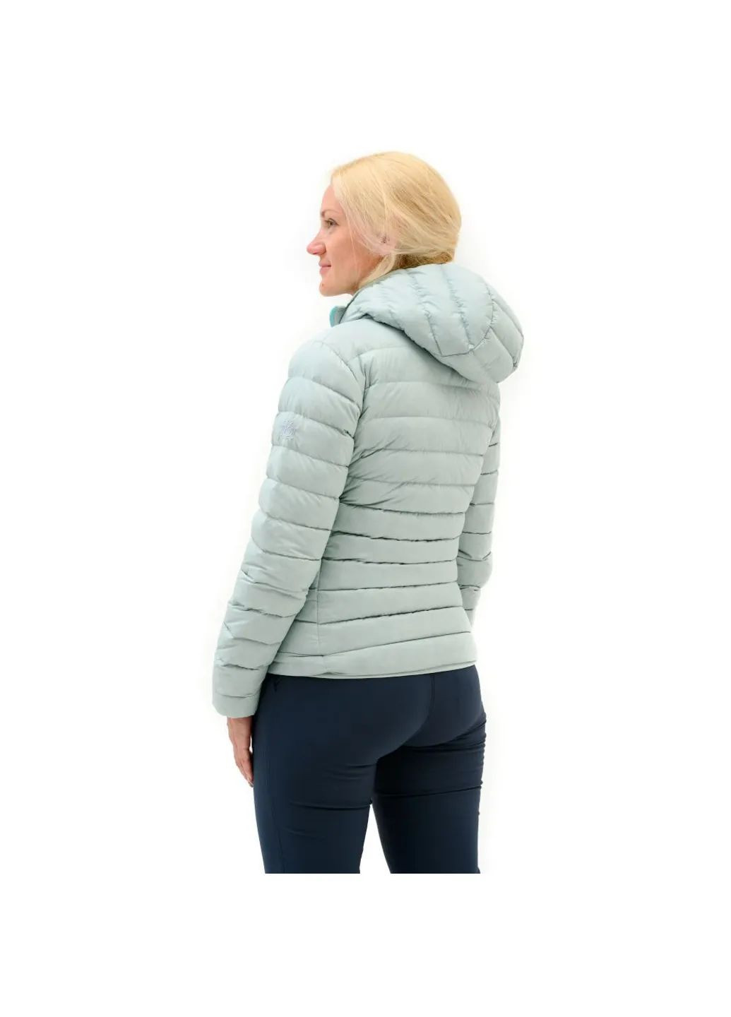 Зелена демісезонна пухова куртка trek wms Turbat