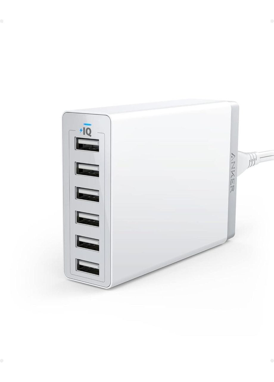Зарядное устройство 60W 6 Port Charging Station, PIQ (A2123) Anker (335813081)