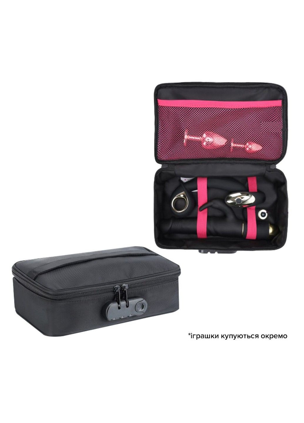 Кейс для іграшок з кодовим замком DISCREET BOX футляр для зберігання секс іграшок Dorcel (298748062)